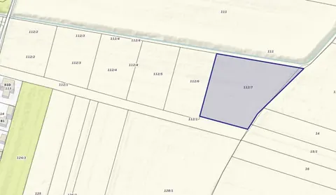 Syndyk sprzeda działkę nr. 112/7 Kąty powierzchnia 5634 m2