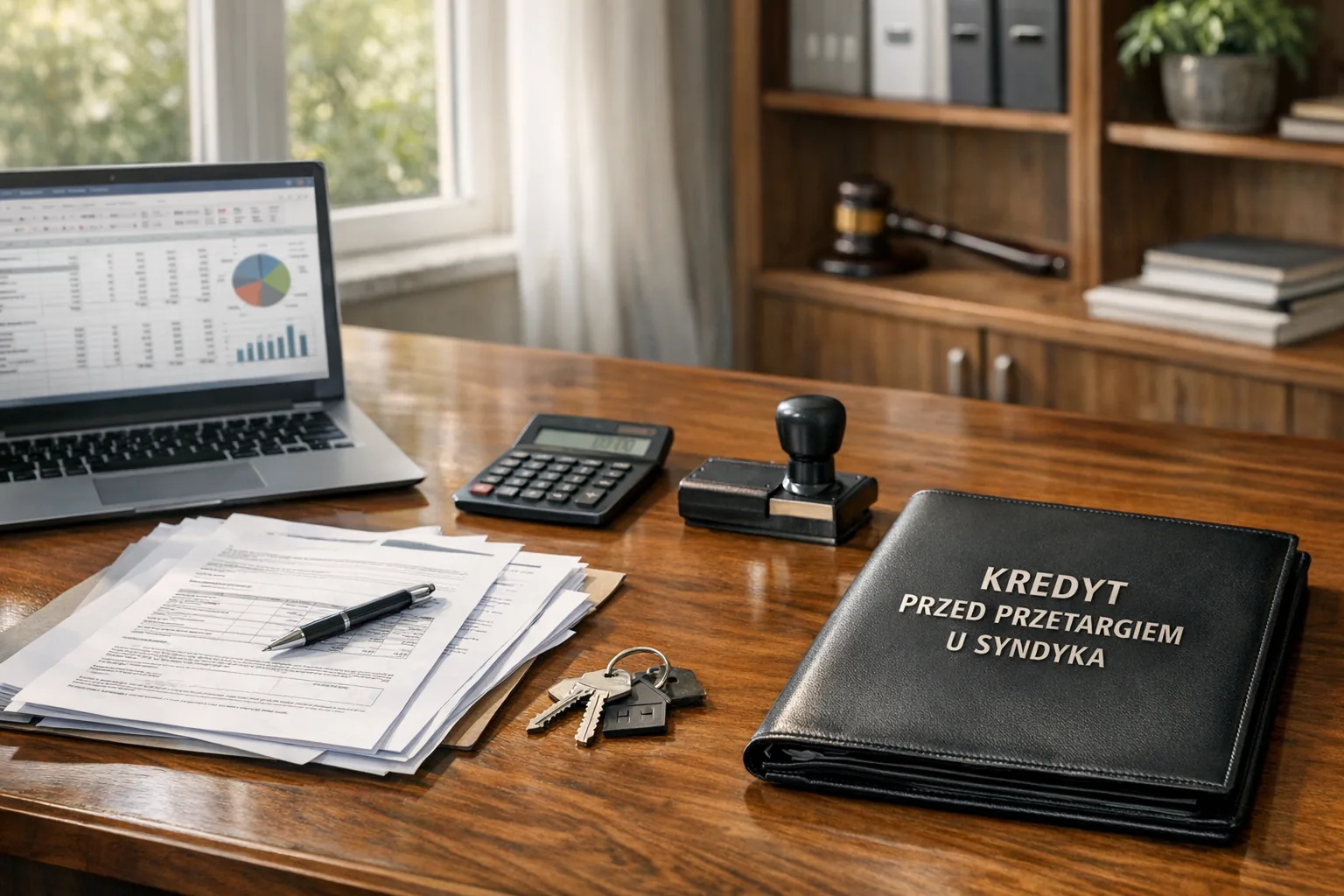 Dokumenty kredytowe i warunki przetargu syndyka przygotowane przed złożeniem oferty