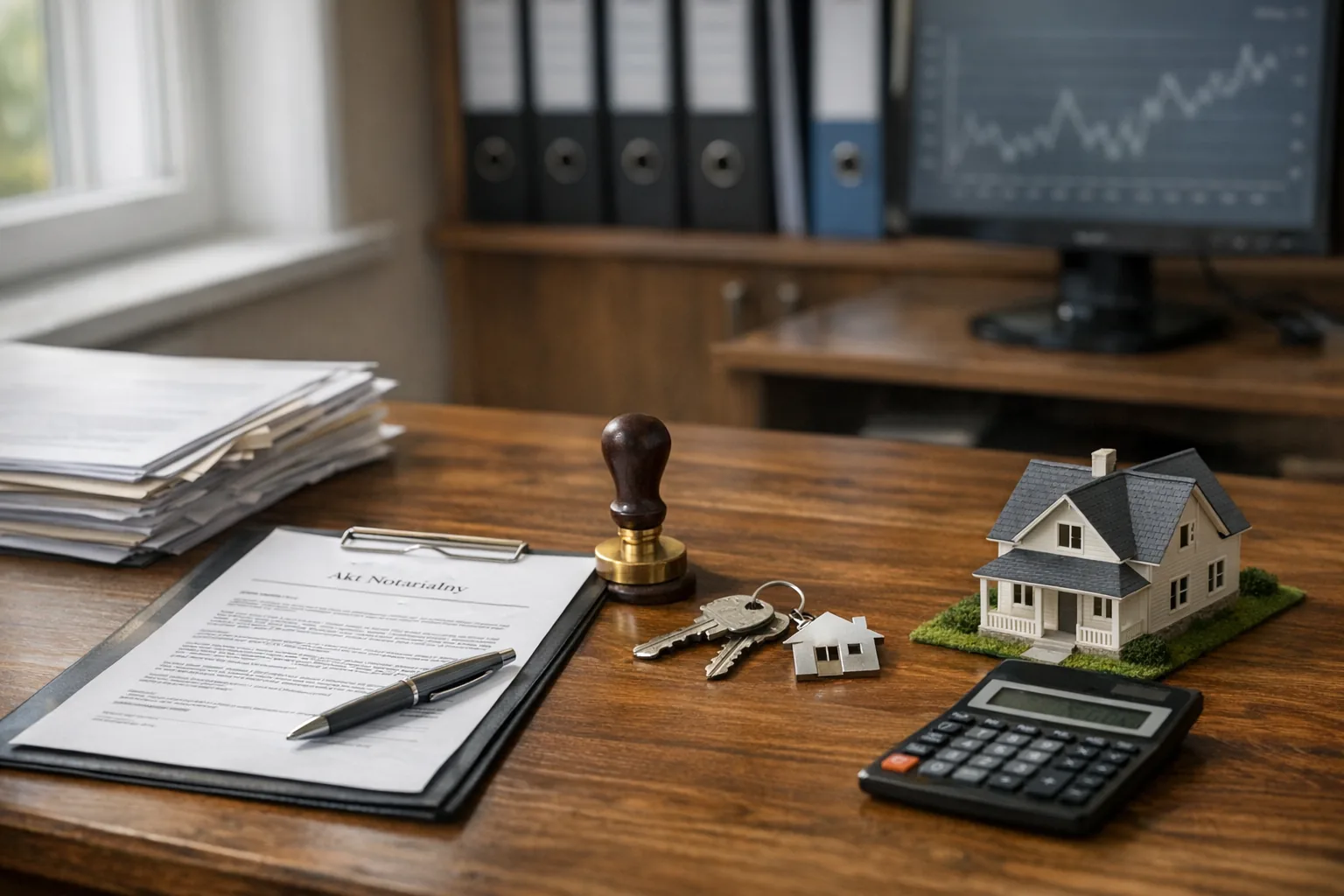 Akt notarialny i dokumenty podatkowe przy zakupie nieruchomości od syndyka